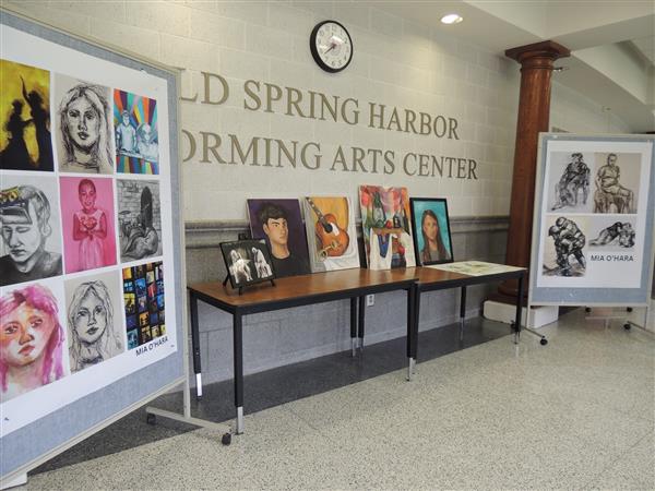 Senior Art Show Exhibit